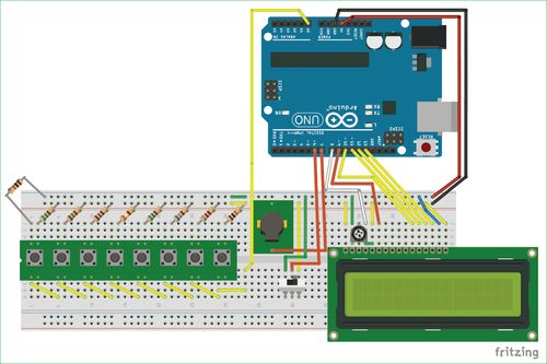 基于arduino自制鋼琴實現(xiàn)錄音和重放功能